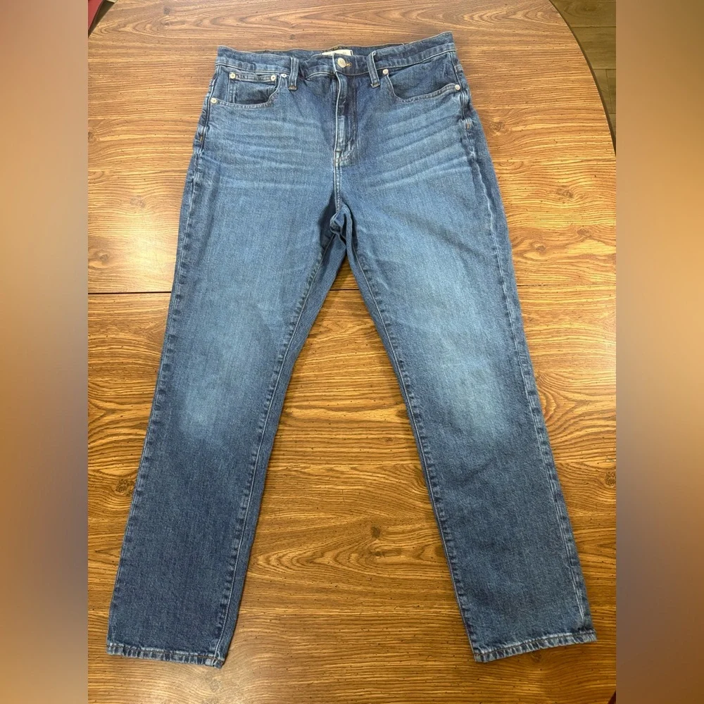 Madewell The High Rise Slim Boyjean Size 31 - Picture 3 of 10